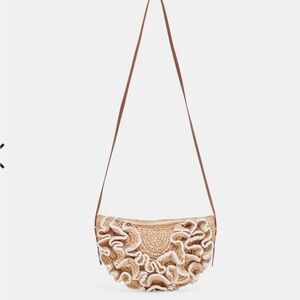 Dolce Vita Atrani Tan and Cream Women's Crossbody Bag